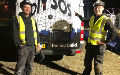 Heatlink Services on DIY SOS Big Build project in Mildenhall Suffolk